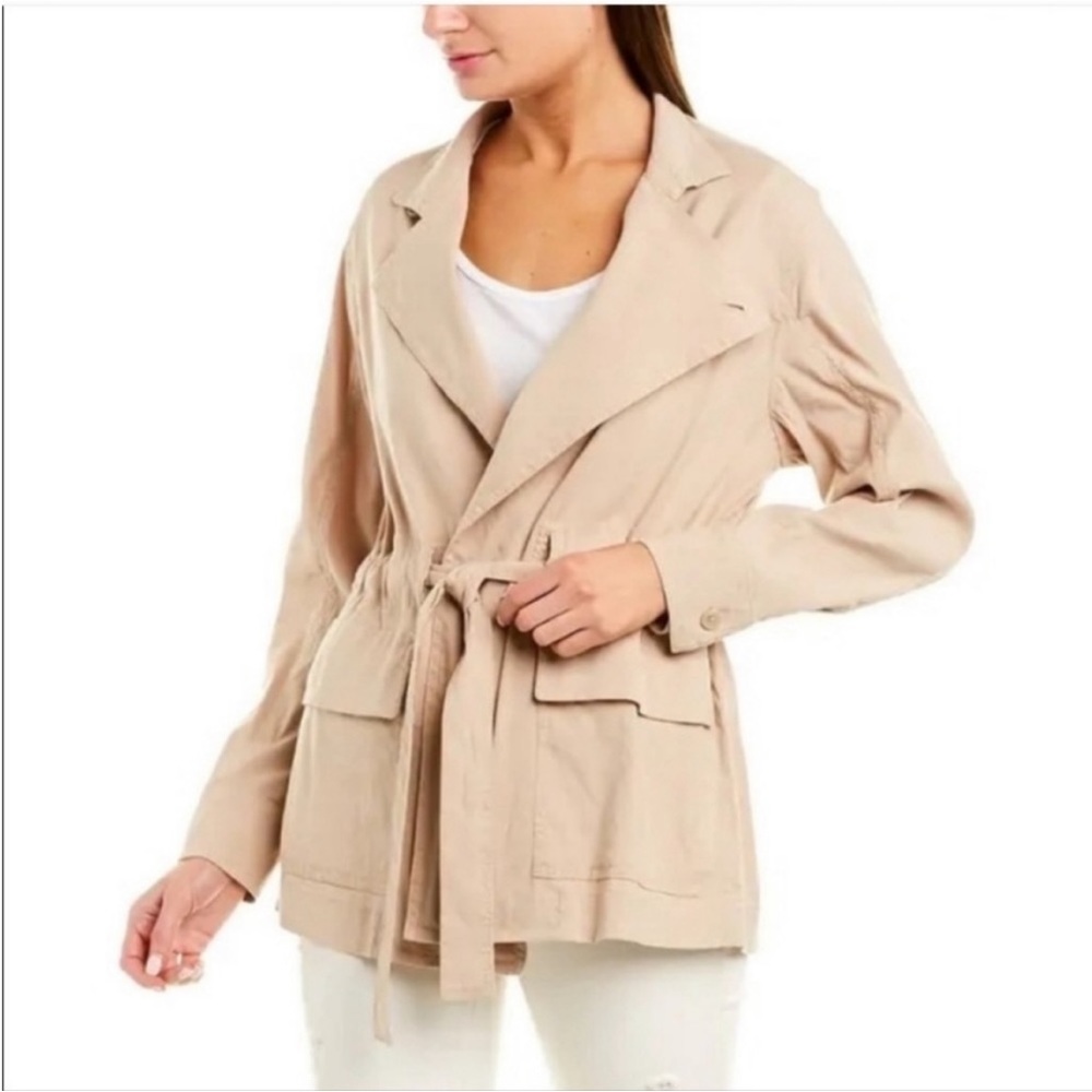 Vince Tie Waist Safari Jacket
